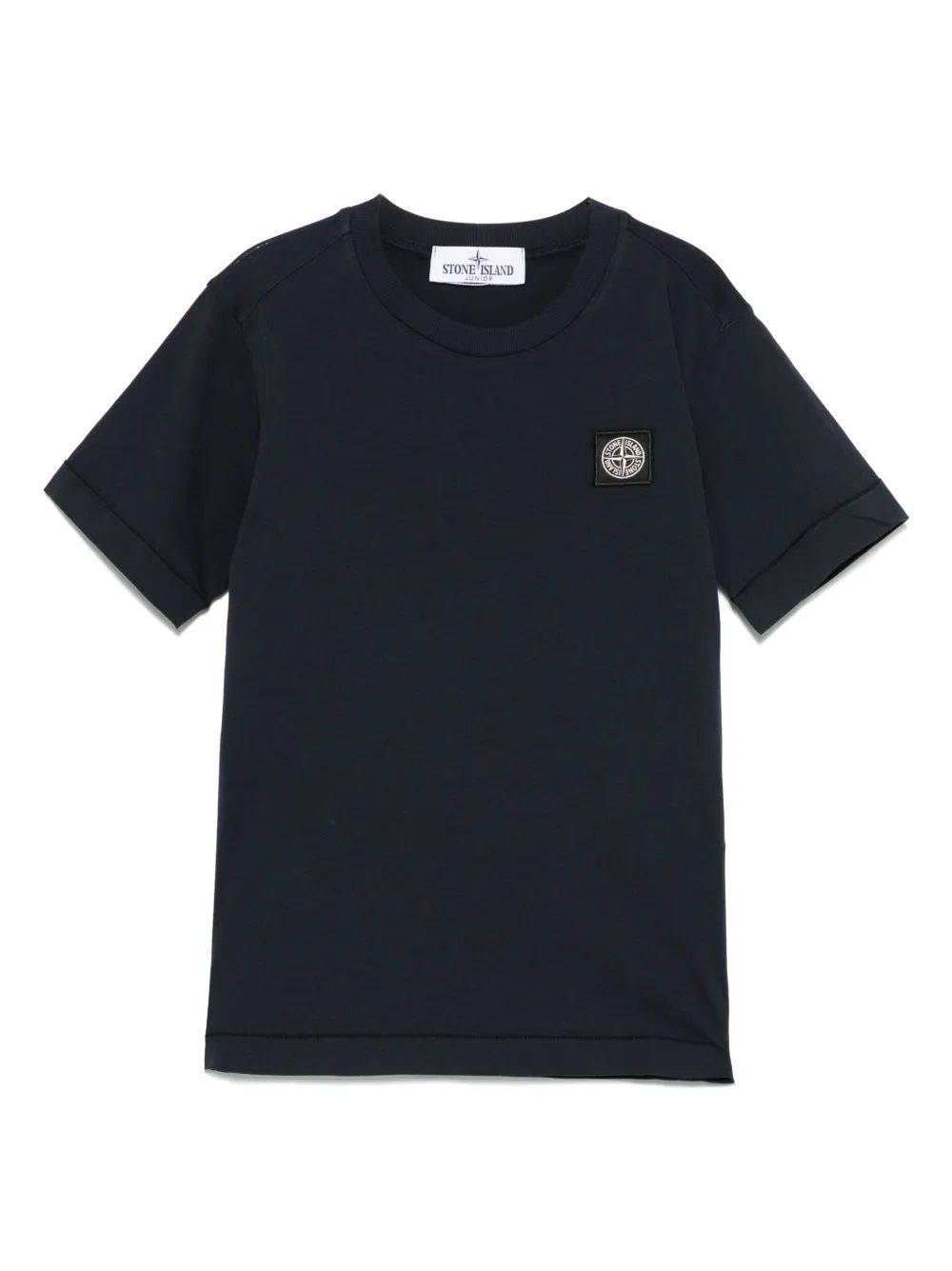 Tシャツ・カットソー STONE  SS25 T-SHIRT (K1S162100004 S0047 04A V0041) Military Green T-shirt with Compass logo and zipper pocket